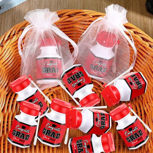 50 PCS Bubble Bottles Mini Class of 2025 Bubble Bubble Wands Bulk Toys to Cratrats Gradie Goodie Filler Cermony Party Favors (Gold) in Kuwait