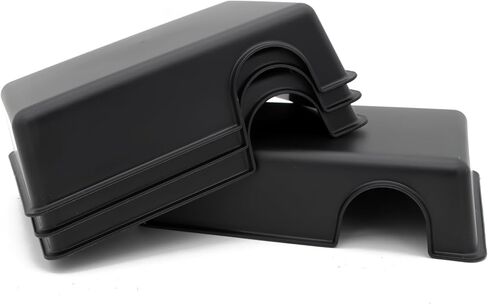 Reptile Hide Box Snake Hide Feel Secure and Safe, Gecko Hide (Black, Large 2 Pcs) in Kuwait