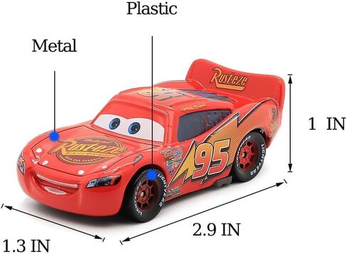 Car 2 3 Toys, Truck and Car Set, Movie Car, Metal and Plastic Material, Children's Christmas and Birthday Gifts (Mack Truck Uncle) in Saudi Arabia