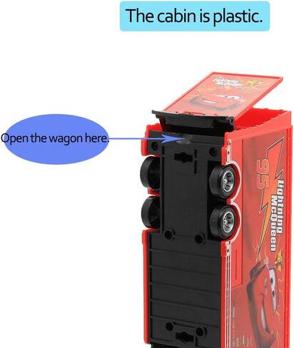 Car 2 3 Toys, Truck and Car Set, Movie Car, Metal and Plastic Material, Children's Christmas and Birthday Gifts (Mack Truck Uncle) in Saudi Arabia