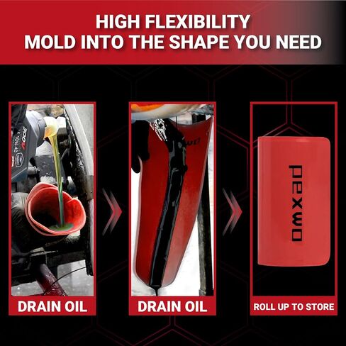 Flexible Oil Funnel Reusable, Oil Change Draining Tool Spill-Free, Form a Funnel, Folding Funnel, Flexible Drain Tool, Flexible Funnel for Oil Draining and Oil Filling in Saudi Arabia