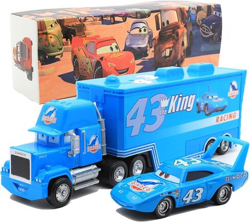 Car 2 3 Toys, Truck and Car Set, Movie Car, Metal and Plastic Material, Children's Christmas and Birthday Gifts (Mack Truck Uncle) in Saudi Arabia