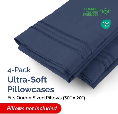 Body Pillow Cases Set of 2 - Ultra Soft Cozy Pillowcase Covers - Beige | Hotel Quality, Comfortable Bedding for Women, Men, Kids & Teens, Machine Washable Pillow Protectors, 2 Piece Set, Body Size in Saudi Arabia