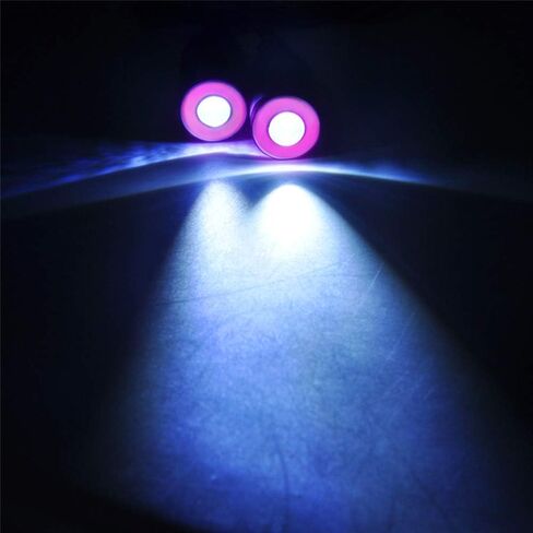 RC Car 17mm 2 LEDS Angel Angel LED LED مصابيح أمامية/خلفي/ضوء خلفي قطره خارجي 17 مم لـ 1/10 مصابيح أمامية لسيارة RC زاحف تم ترقيتها (Multicolor+White) in Kuwait