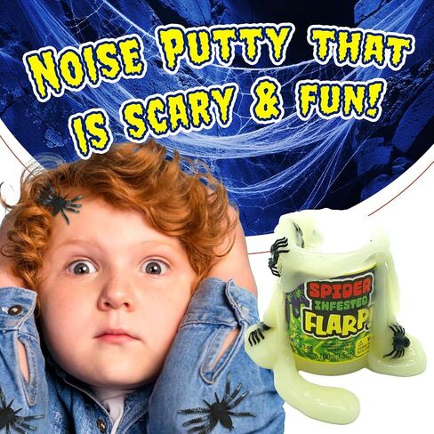 Ja-Ru Flarp Noise Pitty for Kids Cloud & Scated (وحدة واحدة باللون المتنوع) | صانع الضوضاء FARRT SLIME ، معجون سحابة ناعمة بألوان النيون لعبة الإجهاد الكبير للبنين والبنات والبالغين. in Kuwait