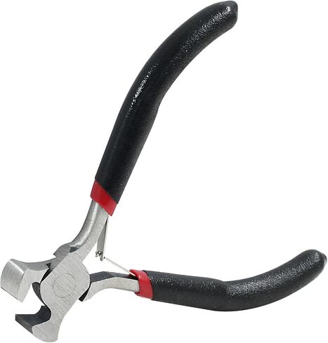 9.5cm/3.74" End Cutting Pliers for Jewelry Making, Bull Nose Pliers, Fret Wire Cutter, Nail Puller Tool for Carpenter, End Nippers for Zipper Install Stops, Wire Cutting in Kuwait