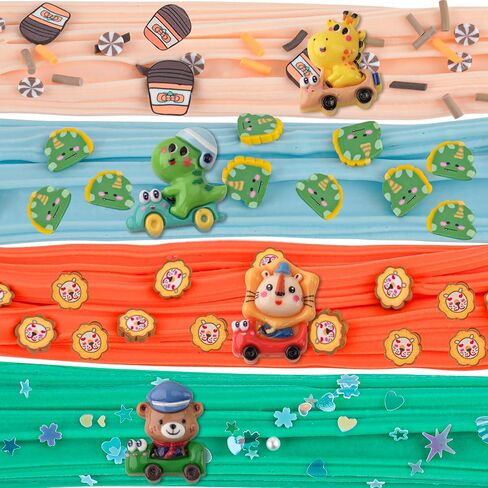 4 Pack Autumn Butter Slime, Super Soft & Non-Sticky Slime Kit for Girls & Boys, Slime Party Favors for Kids, Sensory Toys Holiday Birthday Easter Hallowmas Christmas Girls Gifts & Boys Gifts in Saudi Arabia