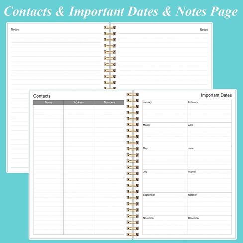 Auto Mileage Log Book – Vehicle Maintenance Log Book, Miles Log Book for Car with Odometer,Expense,Gas Consumption & Lubrication,Repairs and Accessories, 5.8" x 8.5", Teal Floral in Saudi Arabia