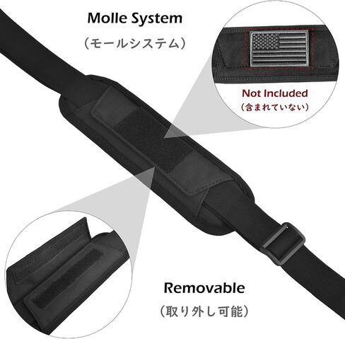 TRIWONDER Bag Shoulder Strap Replacement Adjustable Strap with Padded Metal Hooks for Crossbody Bags Messenger Bags Laptops in Saudi Arabia