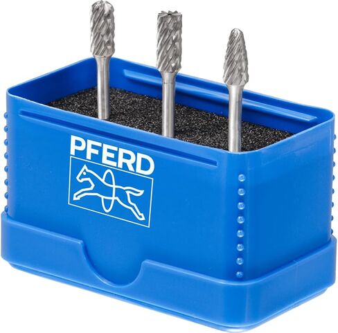 5 Piece Bur Set - 1/4" Shank Plastic Case, INOX Cut in Kuwait