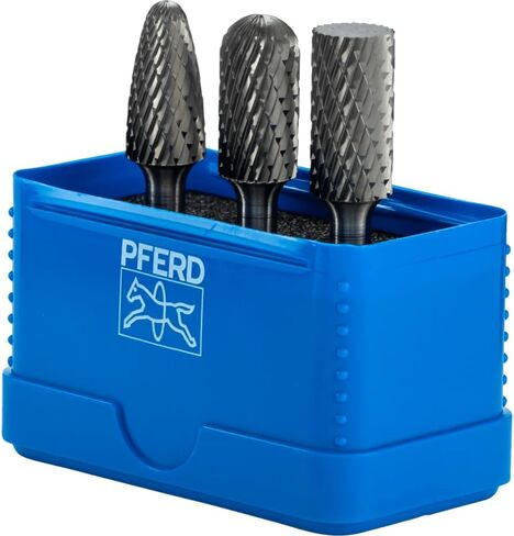 5 Piece Bur Set - 1/4" Shank Plastic Case, INOX Cut in Kuwait