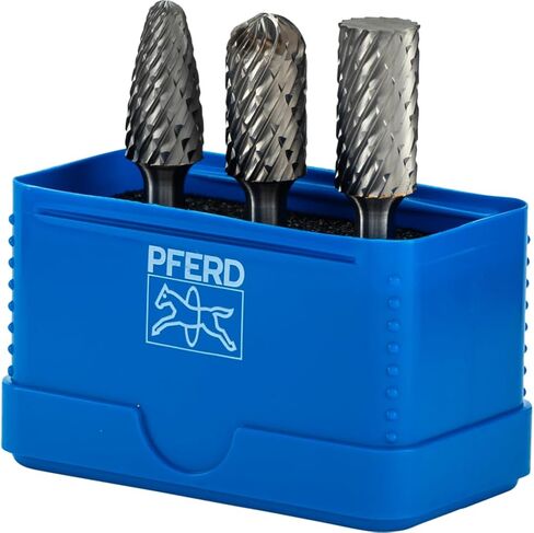 5 Piece Bur Set - 1/4" Shank Plastic Case, INOX Cut in Kuwait
