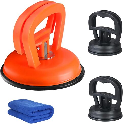 Dent Puller, Car Dent Repair Kit, 2 Pack Car Dent Puller Suction Cup, Car Dent Remover Tool Dent Puller and Dent Repair Kit Handle Lifter for Car Dent Repair,Screen,Glass,Tiles and Objects Moving in Saudi Arabia