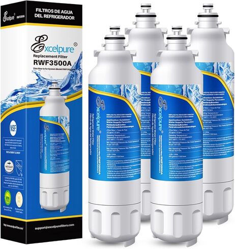 EXCELPURE ADQ73613401 Replacement for LG LT800P, ADQ73613402, ADQ736134, ADQ73613408, Kenmore 9490,46-9490, 3PACK, LMXS30776s, LSXS26326S, LSXS26366S, LSXS26366D, LMXC23746S, LMXC23746D, RWF3500A in Saudi Arabia