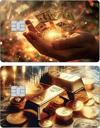 (2 Units) Holographic Credit Card Skin – 3M Material Debit Card Sticker, Waterproof, Durable & Easy to Apply, Multi-Design Personalised Cover (FBI Funny ID) in Kuwait