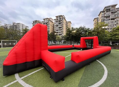 40ft x 20ft Outdoor Inflatable Soccer Field Inflatable Football & Soccer Pitch Court for School Playground/Family/Team Games(No Blower Included) in Saudi Arabia