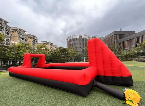 40ft x 20ft Outdoor Inflatable Soccer Field Inflatable Football & Soccer Pitch Court for School Playground/Family/Team Games(No Blower Included) in Saudi Arabia