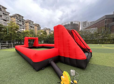 40ft x 20ft Outdoor Inflatable Soccer Field Inflatable Football & Soccer Pitch Court for School Playground/Family/Team Games(No Blower Included) in Saudi Arabia