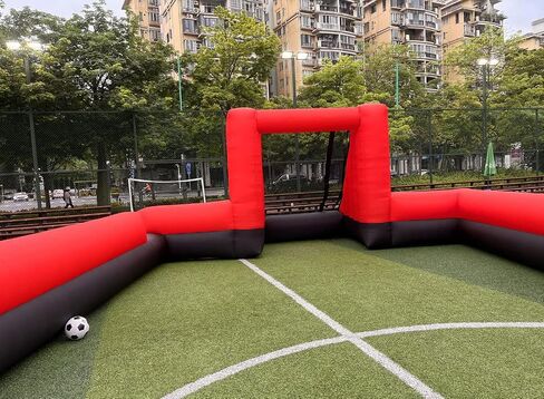 40ft x 20ft Outdoor Inflatable Soccer Field Inflatable Football & Soccer Pitch Court for School Playground/Family/Team Games(No Blower Included) in Saudi Arabia