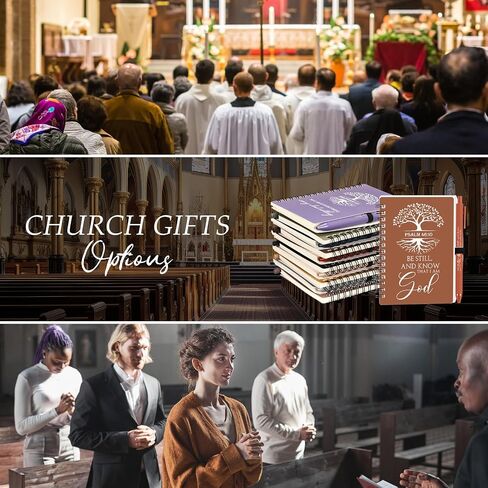 Kosiz 40 Pcs Mother's Day Christian Gifts Bulk for Women Men Prayer Journal Religious Bible Verse Notebooks with Christian Pens Tree Themed Notepad for Church Teacher Sunday School (Boho Color) in Kuwait