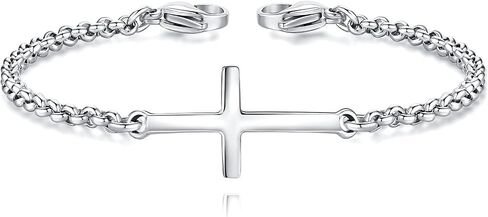 mnmoom lnterchangeable Medical Alert Bracelets-Stainless Steel Chain with lobster clasps-Just Chain in Saudi Arabia