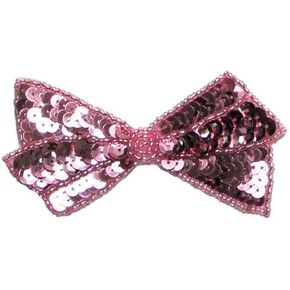 Expo International Bow Sequin 3 × 1 3/4 "بقع/أدوات ، mauve