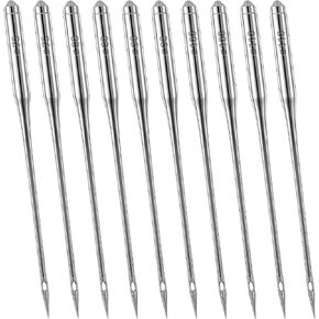 Piriuuo 50 Pcs Sewing Machine Needles, Sizes 75/11 80/12 90/14 100/16 110/18 Universal Sewing Machine Needles Embroidery Machine Needles Heavy Duty Sewing Machine Needles for Singer Brother Janome