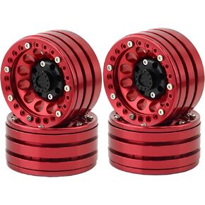 1.9 عجلات Beadlock ، 4 PCS 398G 1.9 عجلات ، الألومنيوم 1.9 عجلات الزاحف لـ 1/10 RC Crawler TRX4 TRX6 AXIAL SCX10 I III REDCAT GEN8 ترقيات