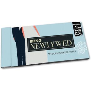 Papersalt Being Newlywed Wedding Shower Notes and Advice, 4-Inch, Multicolor