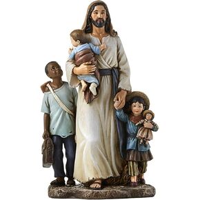 Avalon Gallery 7" Welcome The Stranger Jesus Statue Michael Adams