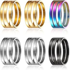 6 Pcs Jump Ring Opening Tools, Stainless Steel Jump Ring Opener, Opening Closing Rings Tool for Jump Rings Jewelry Making Projects Beading Supplies