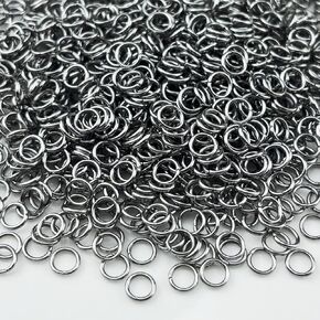700pcs 7mm حلقات القفز من الفولاذ المقاوم للصدأ حلقات الموصل لمجوهرات DIY مصنوعة من القلادات أسناع المفاتيح أقراط