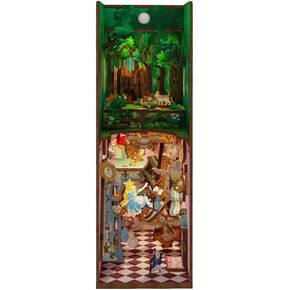 Hands Craft DIY Miniature Kit Book Nook - Interstellar | المشهد الكوني للكون | تصميم معقد ، سحر سماوي | مصابيح LED | ديكور رف الكتب الفريد | هدية للفضاء وعلم الفلك in Kuwait