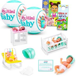 Zuru My Mini Baby Mystery Toy Set - حزمة مع 2 سلسلة 1 كرات أعمى ، ملصقات | للأطفال والفتيات