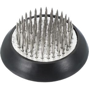 Patikil 1.8 "Flower Frog ، حامل ترتيب زهرة نحاس جولة دبوس الأزهار الضفادع أداة Ikebana tool for Vase Supplies Home Office Craft ، Silver