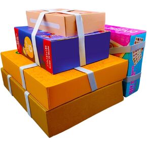 نطاقات مطاطية من سيليكون 12 بوصة من لعبة اللوح ، والكتب ، والكاميرات ، والطباخ ، وعصابات مطاطية ألعاب ، وعصابات مربع ألعاب ، مرنة ، رمادي ، 5 أجزاء