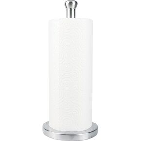 Industrial Pipe Toilet Paper Holder Single, Wall Mounted Paper Roll Holder, Vintage Metal Iron Pipe Roll Tissue Holder for Bathroom, Bedroom, Kitchen, Black