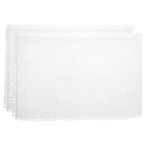 Patikil 79 "X45" Closebing Cloth ، 2 عبوة قطعة قماش لإصلاح القماش قطعة قماش ملزمة لفنون الكتب فنون الخياطة DIY ، أبيض