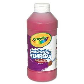 Crayola All-Guphose Artista Bemazera Paint ، Nontoxic ، 16 Oz ، Red