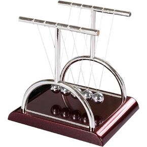 Newtons Cradle Balance Balls Desktop Decoration Fun Fenustic Physics Gadget Gadget Terment for Office Classroom غرفة المعيش