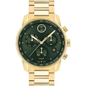Movado Bold 3600906 Verso Men's Ionic Plated Black Steel Case and Bracelet Color: Black