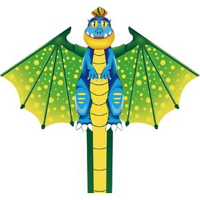 Dinosaur Kite-Kites for Kids Adults من السهل الطيران الطائرات الورقية للطائرات الورقية مع طائرة ورقية مع أنشطة 328 قدمًا في الهواء الطلق رحلة شاطئية تتراوح أعمارهم بين 4-8-12