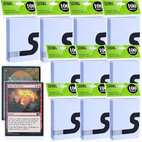 500 PCS MTG Card Sleeves, 5 Colors Matte Card Sleeves Magic The Gathering, Magic Card Sleeve, TCG Card Sleeve, Card Protectors for MTG, TCG, Baseball, Trading, Game Cards