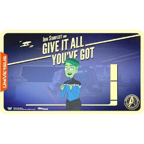 Universus: Star Trek: Lower Decks - D’ Vana Tendi Playmat - 24 × 14 حصيرة نيوبرين ، ملحقات لعبة بطاقة الطاولة ، ألعاب UVS ، مرخصة رسميًا
