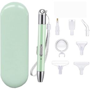 Artopet Diamond Art Paint Pain Pen مع Light USB إكسسوارات وأدوات مالية قابلة للإضاءة مع 6 رؤوس ، Machifier for DIY Art Crafts Gem Nail