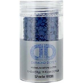 Diamond Dotz 2.8mm 12g اسطوانة البحرية الأزرق - حبات اللوحة الماس الحرة ، حبات فن الماس ، تدريبات بديلة ، جواهر فضفاضة للحرف اليدوية والمشاريع الفنية