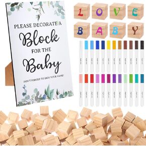 Craftshou 105 PCS مجموعة ألعاب استحمام الطفل مجموعة بما في ذلك تزيين علامة بلوك 80