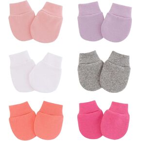 Baby Mittens No Scratch Mittens Infant Soft Gloves Mittens for 0-6 Months Boys Girls