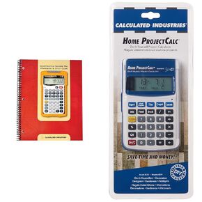 الصناعات المحسوبة 2140 Construction Master Pro Forkbook و Sustudue Guide & 8510 Home ProjectCalc do-it-yourshels