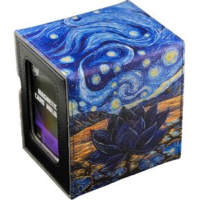 Ai Armor (Starry Starry Black Lotus) 100+ Card Custom Art MTG Commander Deck Box With Storage